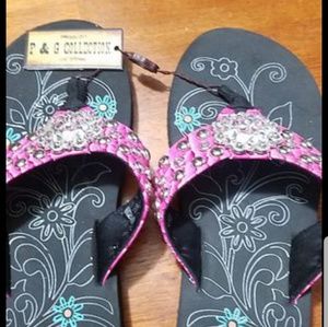P&G Collectables- Stylish Cowgirl Flip Flops